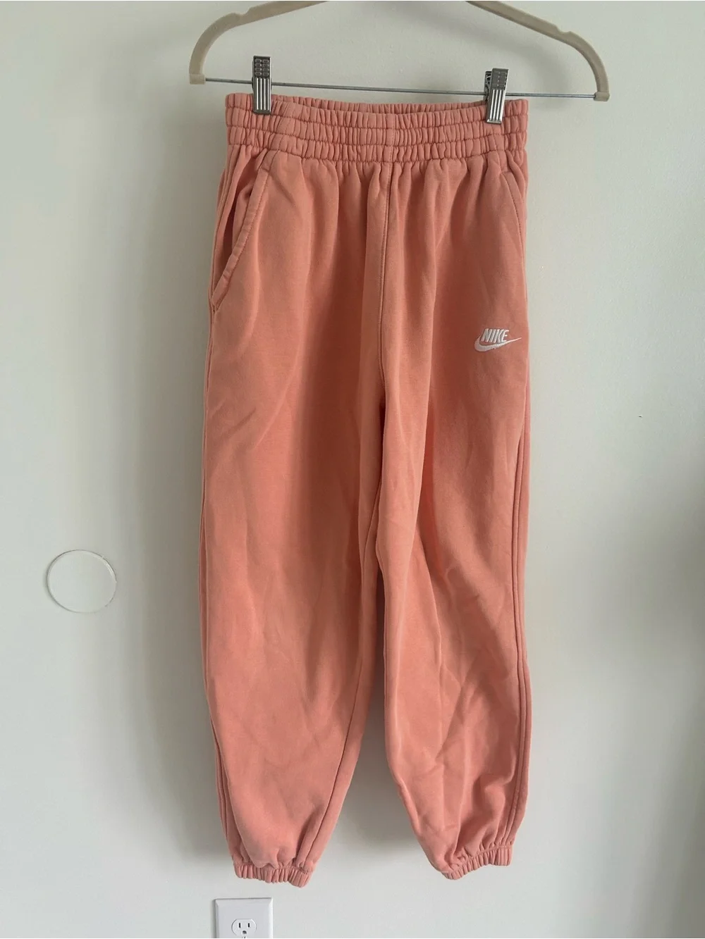 Nike Kids Coral/Peach Jogger Sweatpants